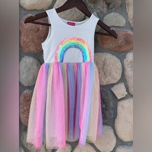 Zunie Multicolor Sequin Rainbow Dress